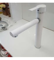 Sipahi Marble Beyaz Çanak Lavabo Bataryası