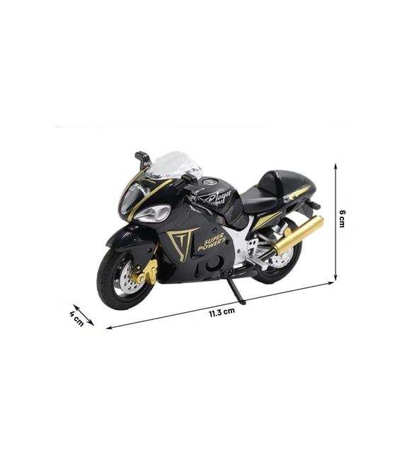Suzuki Hayabusa GSX1300 Die Cast Model Motorsiklet Standlı İnce