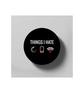 Things I Hate Programmer Gamer Fun Gift Idea Bardak Altlığı