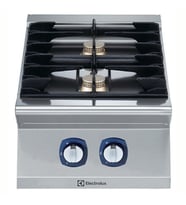 Electrolux Professional Endüstriyel 2 Açık Ateşli Gazlı Set Üstü Ocak, Her Brulör 5,5 Kw, Derinlik 730 Mm - 400 Mm E7GCGD2C00