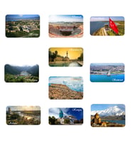 Buzdolabı Magneti Türkiye Şehirleri 10'lu Set