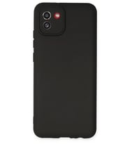 Galaxy A03 Kılıf First Silikon - Siyah