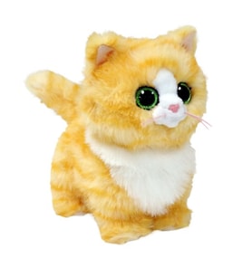 TY Beanie Babies Melanie - Altın Renkli Kedi Peluş 20 cm