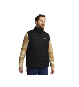 Jack Wolfskin WILD PASS DOWN VEST M RDS Erkek Outdoor Yelek A66300-6000 Siyah