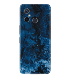 Xiaomi Redmi 12C Kılıf Silikon Desen Özel Seri Blue Zigzag 1687