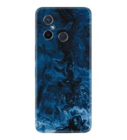 Xiaomi Redmi 12C Kılıf Silikon Desen Özel Seri Blue Zigzag 1687