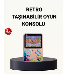 Northcity 500 Klasik Oyunlu Retro Oyun Konsolu - Taşınabilir ve TV Bağlantılı