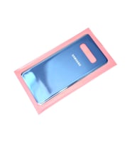 Tkgz Samsung Galaxy S10 PLUS Arka Pil Batarya Kapağı (CAM) MAVİ
