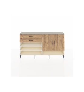 Arges Konsol 4 Raflı 2 Çekmeceli 2 Kapaklı 176x30x99 Aytaşı-Çam