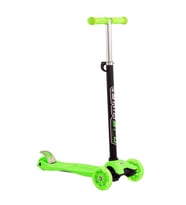 Shinaro Maxi Led Işıklı 3 Tekerlekli Yükseklik Ayarlı Yeşil Scooter