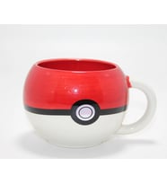 Pokemon Pokeball Tasarımlı 3D Porselen Kupa Bardak
