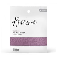 D'Addario ODCT0325 Organic Reserve Classic Bb Klarnet Kamışı No: 2.5 (Orta Seviye/Eğitim) - 3'lü Paket Kimyasalsız Doğa Dostu Üretim ve Berrak Ses