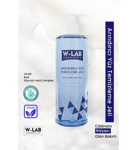 W-Lab Cosmetics Arındırıcı Yüz Temizleme Jeli 400 ML