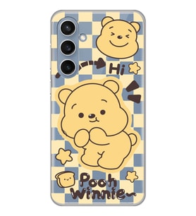 Samsung Galaxy S23 FE Uyumlu Winnie The Pooh Desenli Şeffaf Telefon Kılıfı