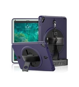 iPad 5 Air 9.7 Kılıf Strap-C Otterbox Tablet Kapak - Lacivert