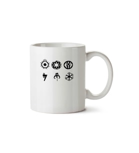 Jedi Star Wars Symbol İki Tarafı Baskılı Kupa Bardak