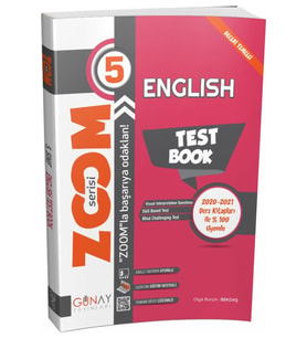 Günay Yayıncılık Günay Yayınları 5. Sınıf Zoom Ingilizce Test Kitabı (Çok Renkli)