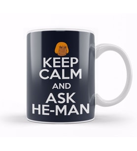 Keep Calm And Ask He Man Masters Of The Universe Kupa Bardak Porselen