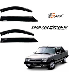 Krom Cam Rüzgarlığı 1.2Mm Tofaş -Doğan-Kartal-Şahin 4'Lü / Caru435