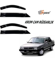 Krom Cam Rüzgarlığı 1.2Mm Tofaş -Doğan-Kartal-Şahin 4'Lü için / Caru435