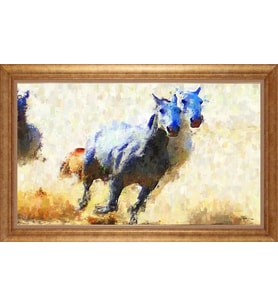 ALTIN ÇERÇEVELİ PASPARTULU TABLO CR1420