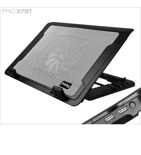 FRISBY FNC-37ST 13-17 ABS Plastik Siyah Notebook Soğutucu Ayarlanabilir Stand