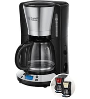 Russell Hobbs 24030-56 Victory Programlanabilir Kahve Makinesi, 1100 W, Paslanmaz Çelik
