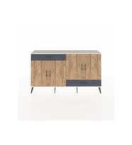 Arges Konsol 5 Raflı 2 Çekmeceli 4 Kapaklı 176x30x99 Aytaşı-Çam/Antrasit