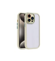 Apple iPhone 15 Pro Max Uyumlu Kılıf Kamera Korumalı Renkli Kenar ve Çerçeve Tasarımlı Zore Vitamin Kapak (Açık Yeşil)