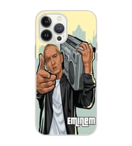Iphone 12 PRO Uyumlu Eminem Tasarımlı Şeffaf Telefon Kılıfı