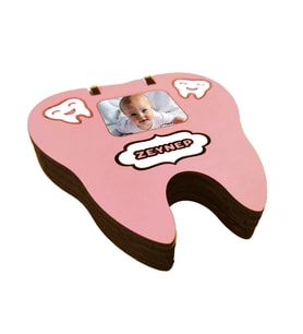 Kişiye Özel Süt Dişi Saklama Kutusu, Yenidoğan Bebek Hediyesi, Kız Bebek İçin Hediye