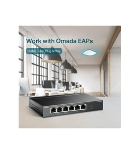 TP-Link TL-SF1006P 6 Port 10/100 Mbps Switch Outlet