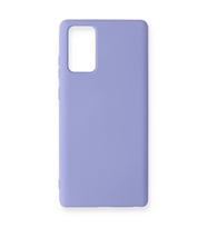 Samsung Galaxy Note 20 Kılıf Nano İçi Kadife Silikon - Lila