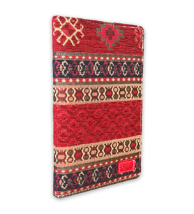 Kilim Desenli Defter 1 Kırmızı