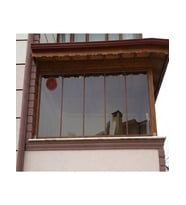 Ermac Doğalgaz Havalandırma Yuvarlak Mutfak Cam Menfezi Şeffaf (Kahverengi)