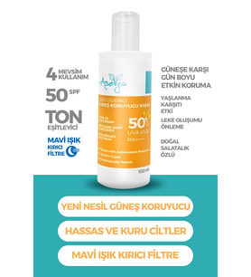 ASELYA AKNEYE EĞİLİMLİ CİLTLER IÇİN LEKE KARŞITI 50 SPF GÜNEŞ KREMİ - 100 ML