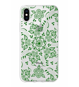 Apple iPhone XS Max Uyumlu Kapak Nostalji Desen Tasarımlı Şeffaf Silikon Kılıf