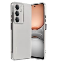 Realme C75 4G Kılıf Razer Lensli Silikon - Gümüş