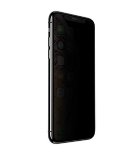 Apple iPhone XS Max Anti-Dust Hayalet Temperli  Ekran Koruyucu (Siyah)