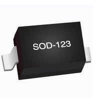 Bzt52C 4V3 (W6) Zener Diyot Sod-123 X 1 Adet (Rf011) (Siyah)