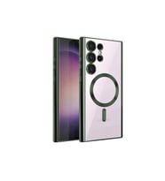 Galaxy S22 Ultra Kılıf Kross Magneticsafe Kapak - Koyu Yeşil