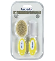 Bebedor 573 Doğal Saç Fırçası ve Tarak Seti (Standart)