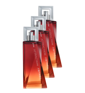 Attraction Awaken Erkek Parfüm Edt 75 Ml. Üçlü Set