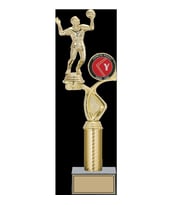 ODAK KUPA - Figürlü Kupalar - Voleybol Erkek Figürlü Kupalar FG-015 B - 38 cm