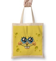 Sünger Bob Sponge Bob 07 Bez Çanta Uzun Saplı