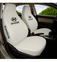 Hyundai Uyumlu Ön Arka Koltuk Kılıfı Takımı – Penye Oto Servis Koruma Seti (Beyaz)