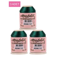 3 Adet Altınbaşak Oya ve Dantel İpi 20 gr - Royaleks - No: 137