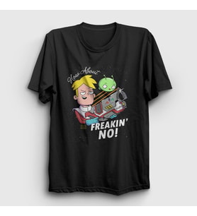 Presmono Unisex Siyah Freakin No Gary Final Space T-Shirt 434977tt