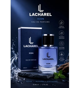 LACHAREL Icon Eau De Parfum 50 ML Ferah Odunsu Amber Maskülen Parfüm