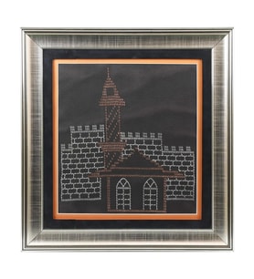 e38 EL İŞÇİLİĞİ TEL KIRMA TABLO 54*50 cm - 1395